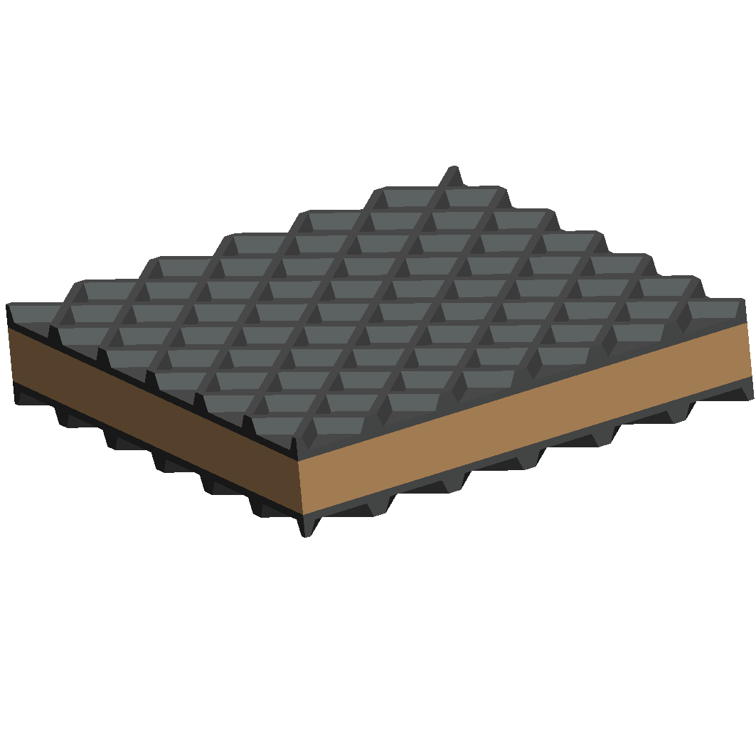 Isolation pads for vibration system